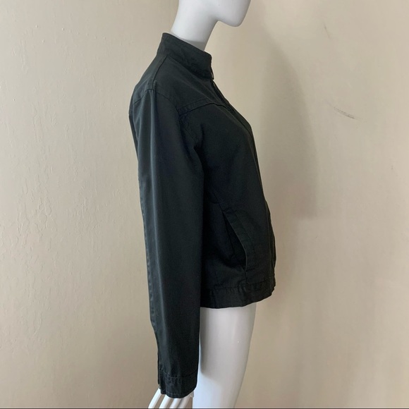 VOLCOM Frochickie Jacket Full Zip Twill Cotton Black Utility Size Large - Picture 9 of 16